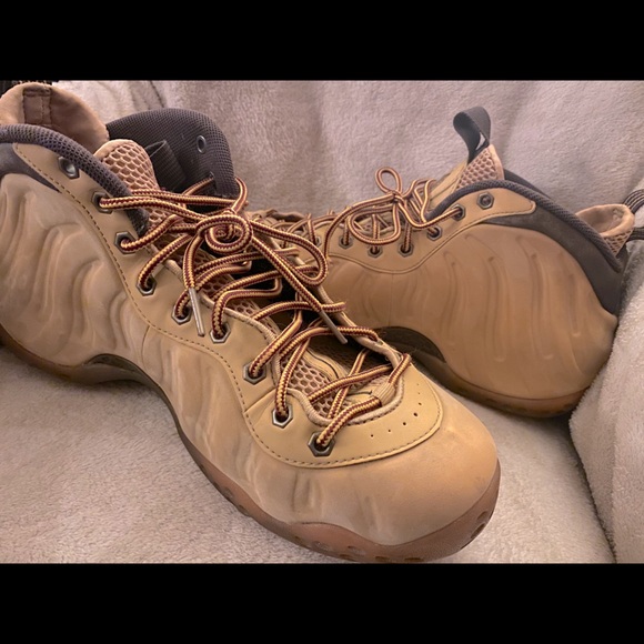 nike foamposite wheat
